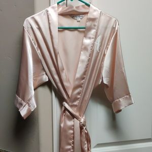"A" Silk robe
